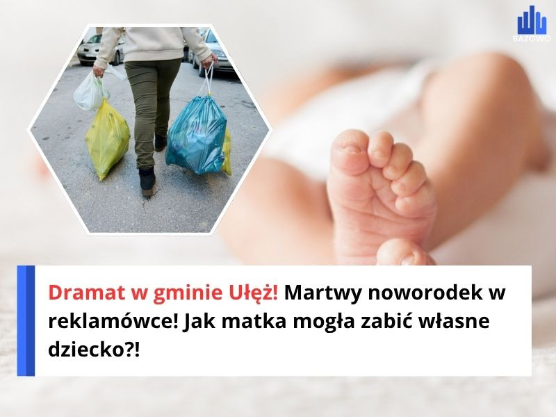 Dramat w gminie Ułęż! Martwy noworodek w reklamówce! Jak matka mogła zabić własne dziecko?!